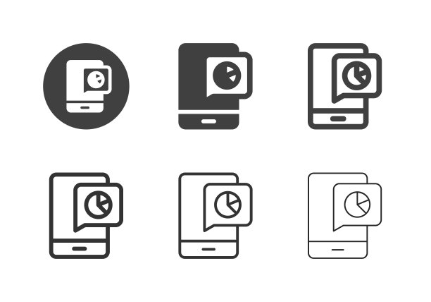 移动分析图标-多系列图片下载