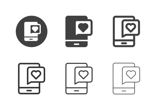 在线约会图标 - 多系列图片下载