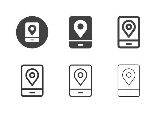 移动GPS图标-多系列图片下载
