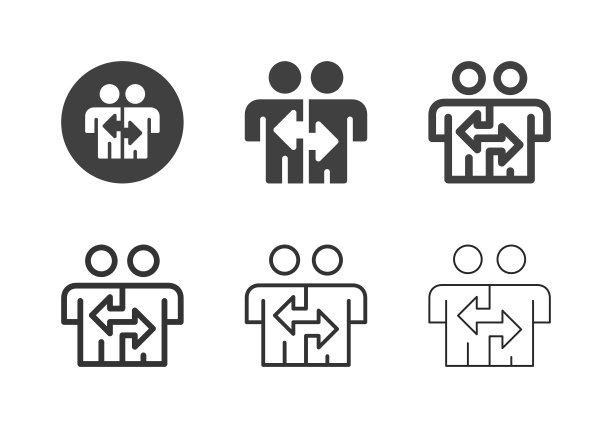 商务人士改变图标-多系列图片下载