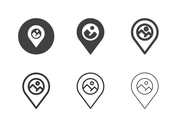 国家公园点图标-多系列图片下载