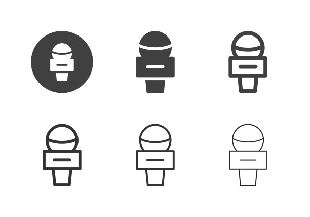 麦克风图标-多系列图片下载