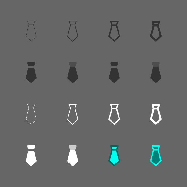 领带图标-多系列图片下载