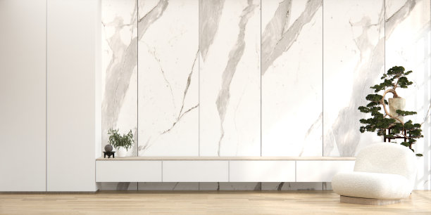 客厅里的沙发、扶手椅空无一人的日式风格。图片下载