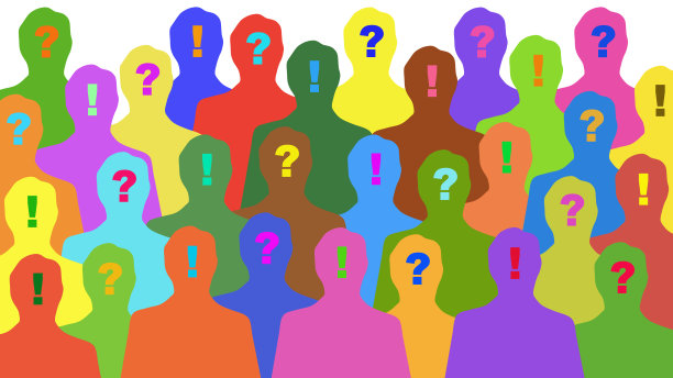 惊讶和被询问的男人图片下载