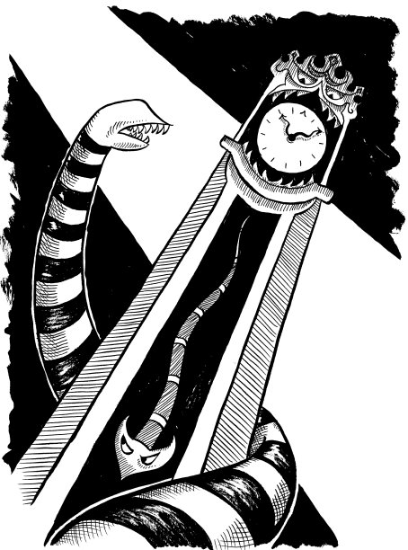 闹鬼的时钟图片下载