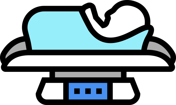 宝宝体重秤工具彩色图标图片下载