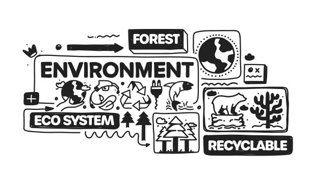 现代的物体和元素。矢量涂鸦插图收集。手绘图标集或横幅模板图片下载