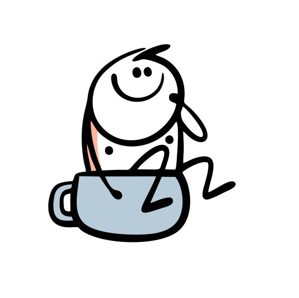 卡通小男孩正坐在便盆上小便或拉屎。矢量插图一个可爱的手绘婴儿棍棒。图片下载