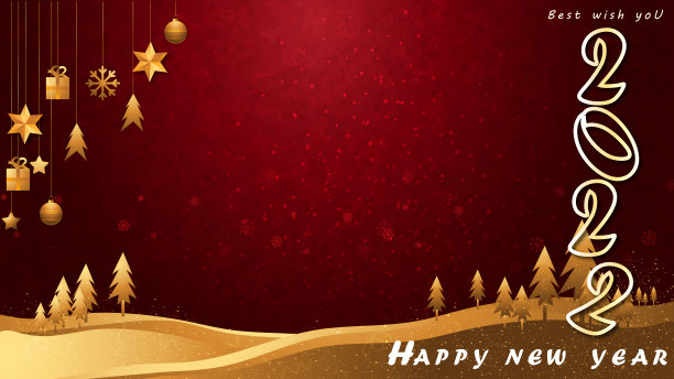 圣诞节和新年背景。圣诞松树冷杉郁郁葱葱。饼干里的拐杖糖，金色礼品盒。玻璃球挂在丝带上。明亮的寒假作文。贺卡，横幅，海报图片下载