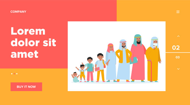 不同年龄的穆斯林男子图片下载