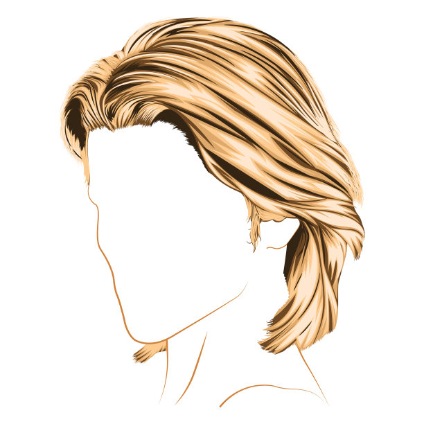 短发和男孩剪的金色头发图片下载