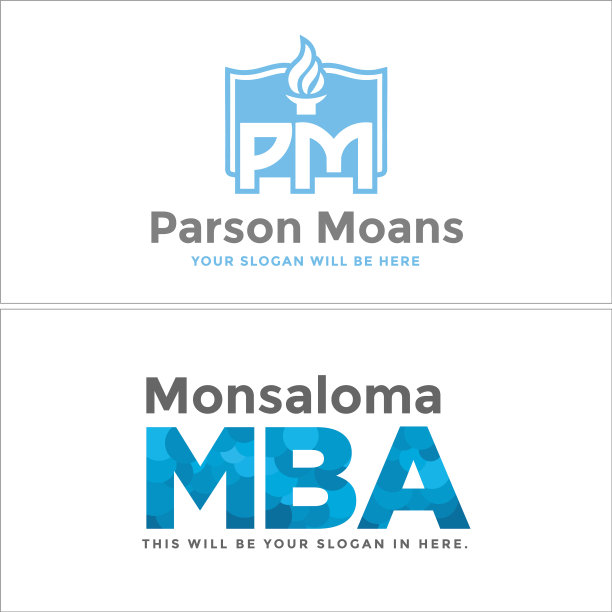 现代教育知识火炬书标志图片下载