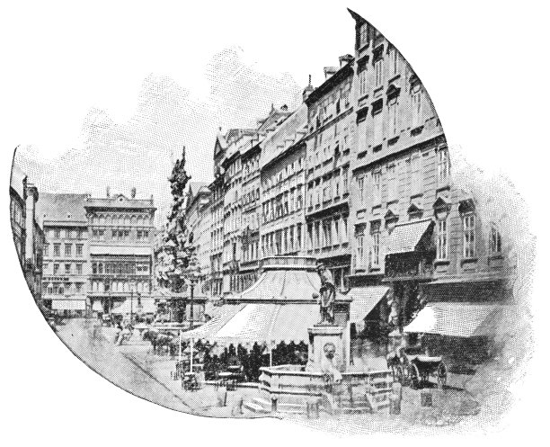 奥地利维也纳格拉本街- 19世纪奥匈帝国图片下载