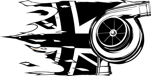 来自汽车发动机生产线的涡轮图片下载