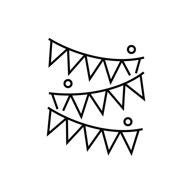 节日，聚会，娱乐，线图标图片下载