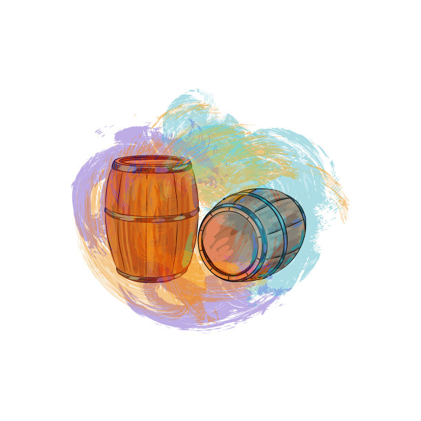 酒桶图图片下载