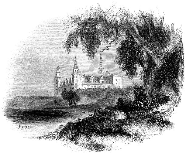 丹麦赫尔辛戈尔的克伦堡——17世纪图片下载