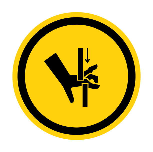 手压活动部件符号标志隔离上图片下载