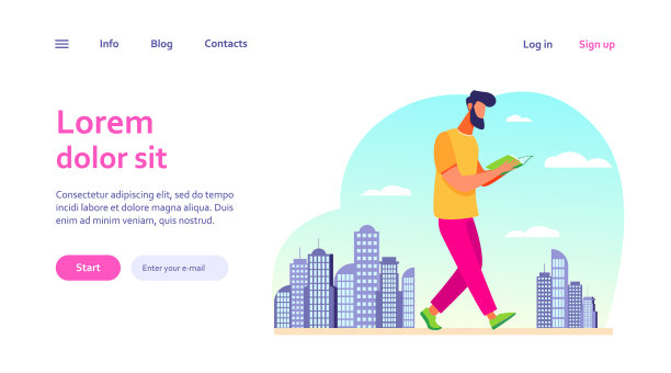 一个人在城市里边走边看书图片下载