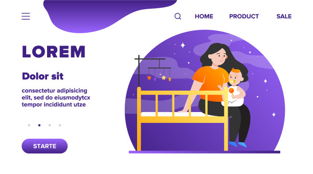 新妈妈抱着宝宝，安慰她图片下载