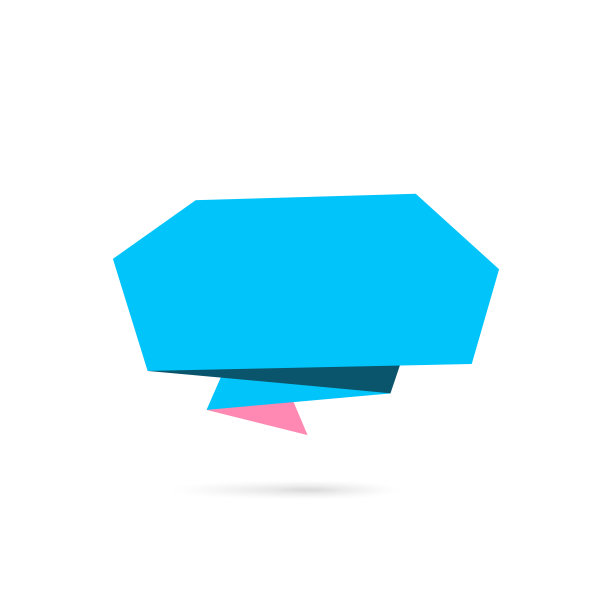 彩色横幅-设计元素在白色背景图片下载