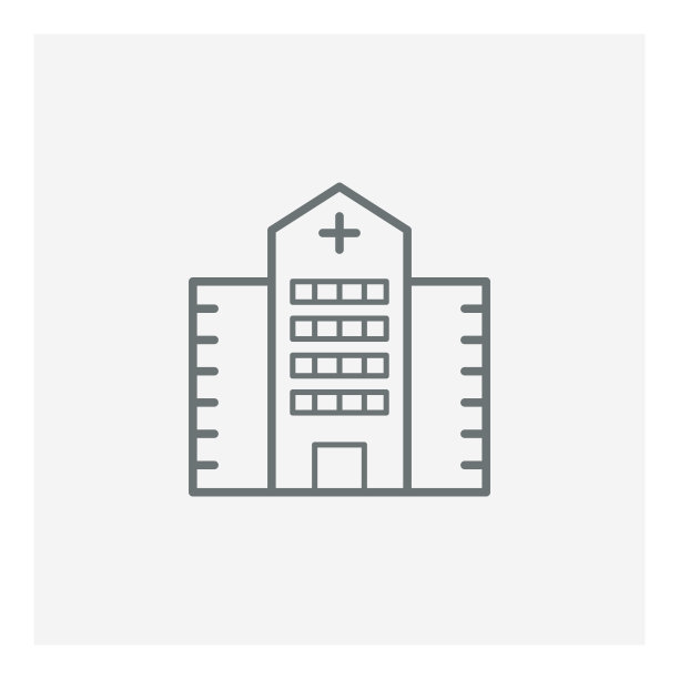 医院建筑图标图片下载