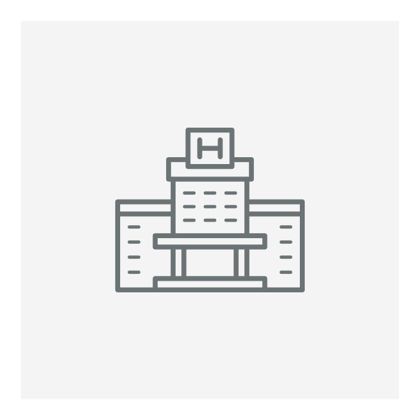 医院建筑图标图片下载