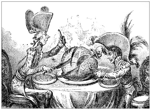 吉尔雷的古董插图图片下载