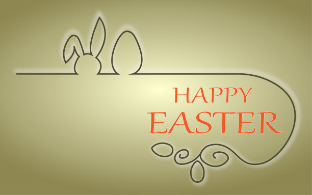 复活节的设计背景。图片下载