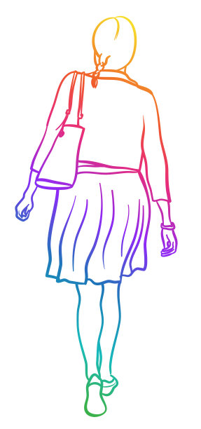 走开的女人图片下载