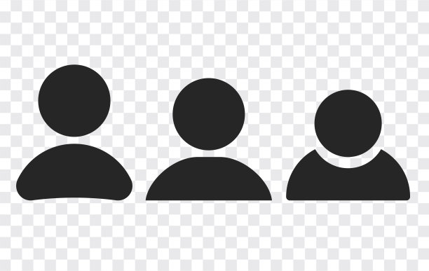 简单的人头图标设置图片下载