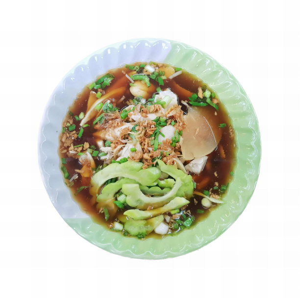 一碗肉菜汤的照片，盘子里有一碗肉菜汤。图片下载