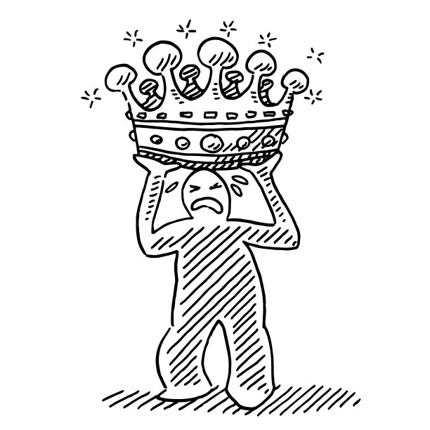 人的数字持有overburingcrown绘图图片下载