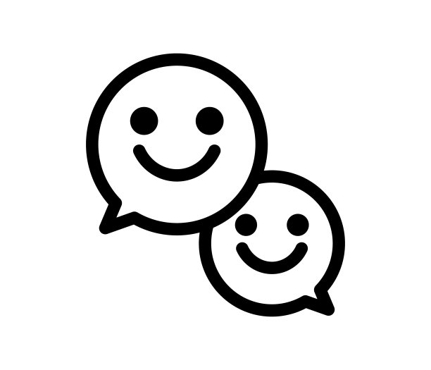 语音泡泡上的表情符号图片下载