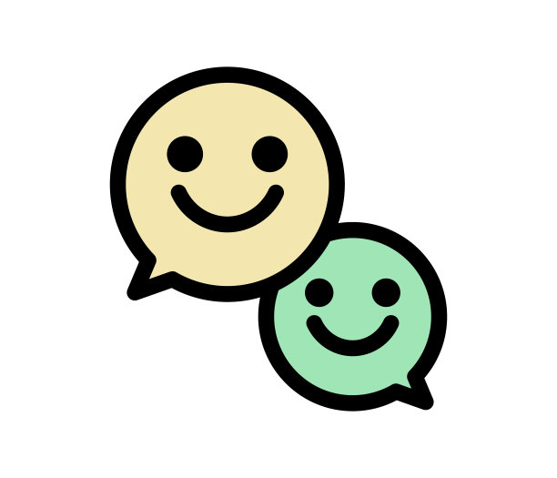 语音泡泡上的表情符号图片下载