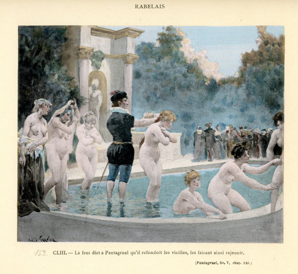 弗朗索瓦·拉伯雷的巨轮和潘塔格鲁，青春之泉，女人恢复青春图片下载