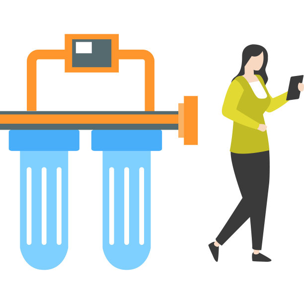 水过滤器矢量插图，可以很容易地修改或编辑图片下载