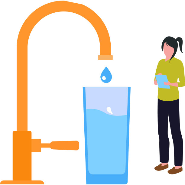 自来水矢量插图，可以很容易地修改或编辑图片下载