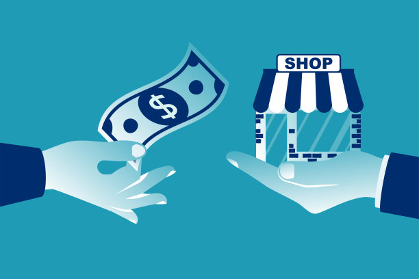 特许经营的概念。投资者通过协议购买商店图片下载