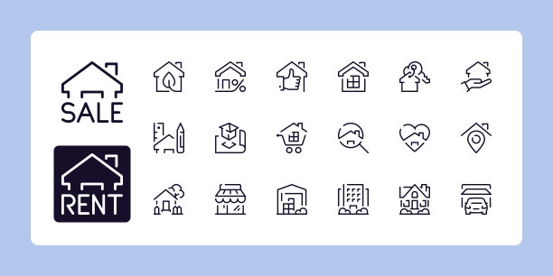 房地产图标集1 / 2图片下载