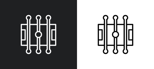桌上足球轮廓图标在白色和黑色的颜色。桌上足球平面矢量图标从户外活动收集网络，移动应用程序和用户界面。图片下载