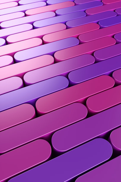 抽象模型背景的产品演示粉红色和紫色混合梯度讲台。三维渲染图图片下载