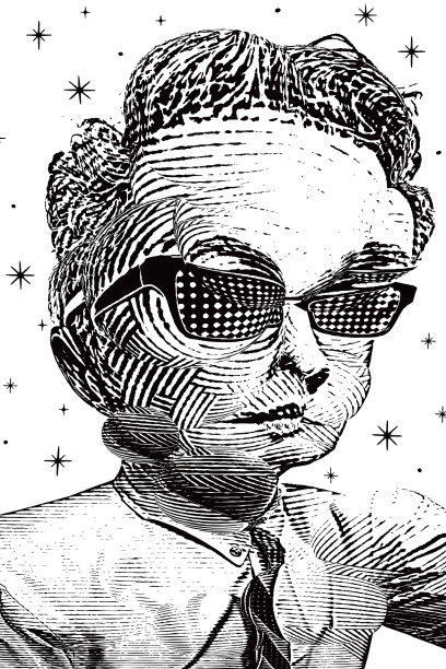 一个可怕的怪物商人的肖像图片下载