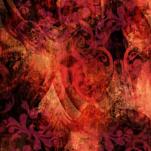 彩色抽象数字绘画图片下载