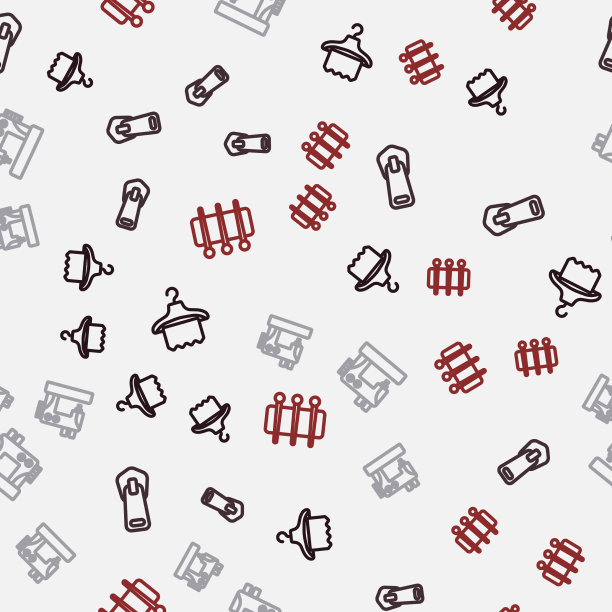 集线衣架衣柜拉链缝纫机图片下载