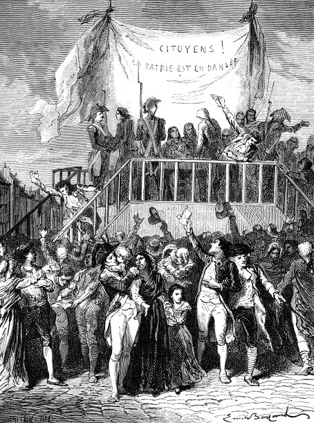 法国革命:志愿者登记图片下载