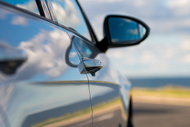 车门把手的特写照片图片下载