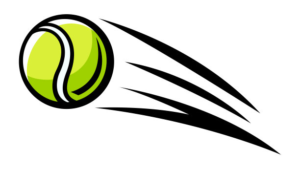 网球插图。体育俱乐部项目或标志。图片下载