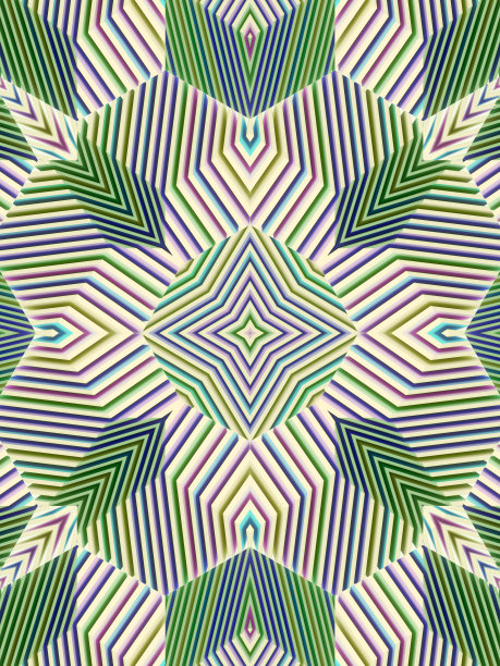 千变万化的抽象图案与条纹纹理。未来的背景。三维渲染数字插图图片下载